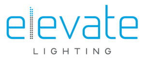 Elevate Lighting logo with a transparent background