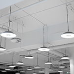 Commerical light system in a retail store