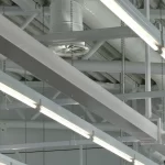 Image of fluorescent tubes that have been retrofitted